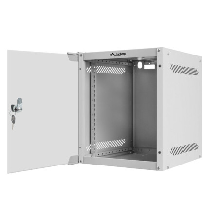 Lanberg WF10-2306-10S WF10-2306-10S, Bastidor de pared, 6U, 20 kg, 5 kg, Gris