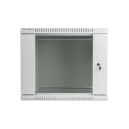 Lanberg WF01-6609-10S WF01-6609-10S, Bastidor de pared, 9U, 60 kg, 21 kg, Gris