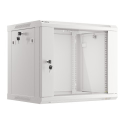 Lanberg WF01-6409-10S WF01-6409-10S, Bastidor de pared, 9U, 60 kg, 18 kg, Gris