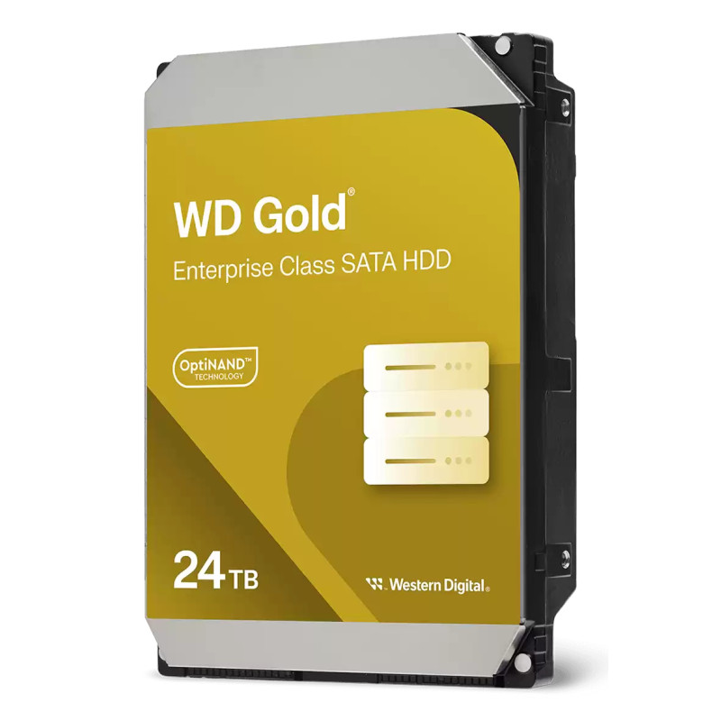 Western Digital WD242KRYZ Gold WD242KRYZ, 24 TB, 7200 RPM, 512 MB, 3.5", Serial ATA III