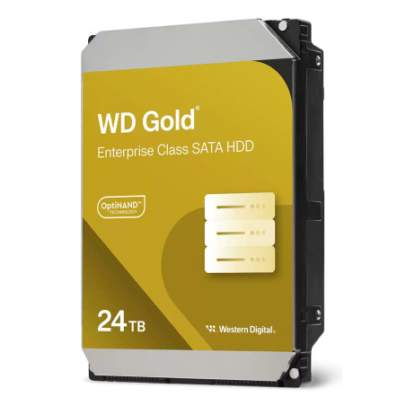 Western Digital WD242KRYZ Gold WD242KRYZ, 24 TB, 7200 RPM, 512 MB, 3.5", Serial ATA III