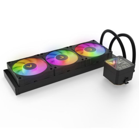 Valkyrie VK-AIOVL360B V360 Lite, Sistema de refrigeración líquida todo en uno, 36 cm, Negro