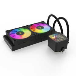 Valkyrie VK-AIOVL240B V240 Lite, Sistema de refrigeración líquida todo en uno, 24 cm, Negro