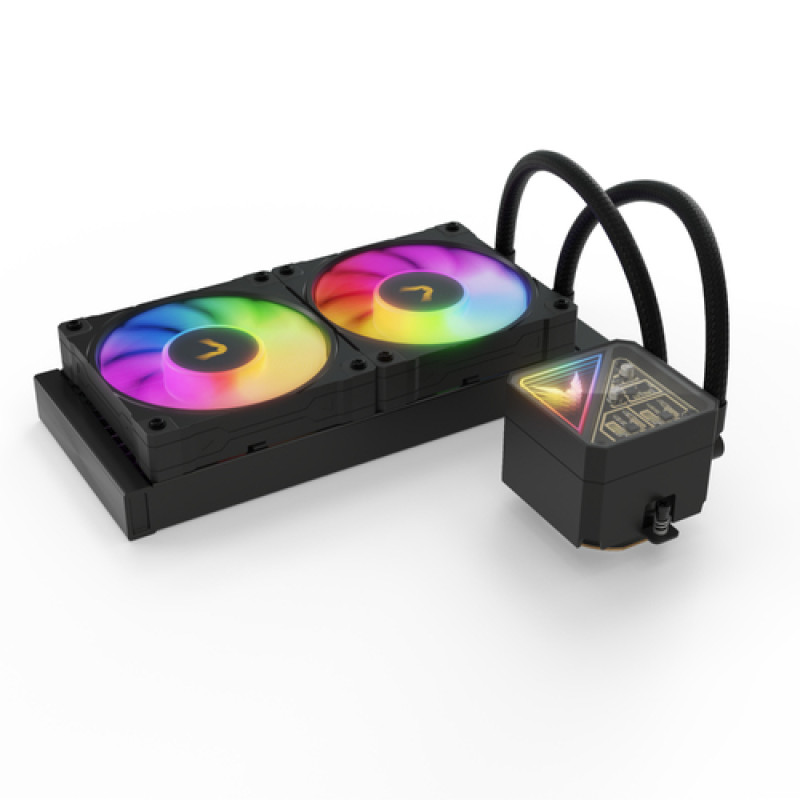 Valkyrie VK-AIOVL240B V240 Lite, Sistema de refrigeración líquida todo en uno, 24 cm, Negro