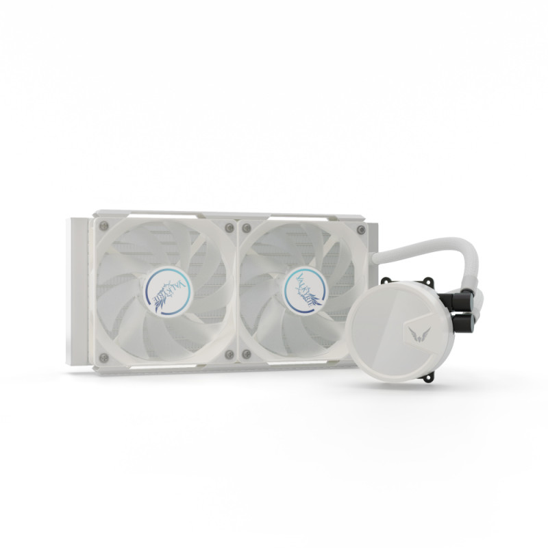 Valkyrie VK-AIOA240W A240, Sistema de refrigeración líquida todo en uno, 24 cm, Blanco