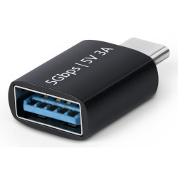 StarTech.com USB31CAADGCP Adaptador USB-C a USB-A - USB Tipo C 5Gbps - Conversor USB Tipo C a USB-A - USB-C Macho a USB-A