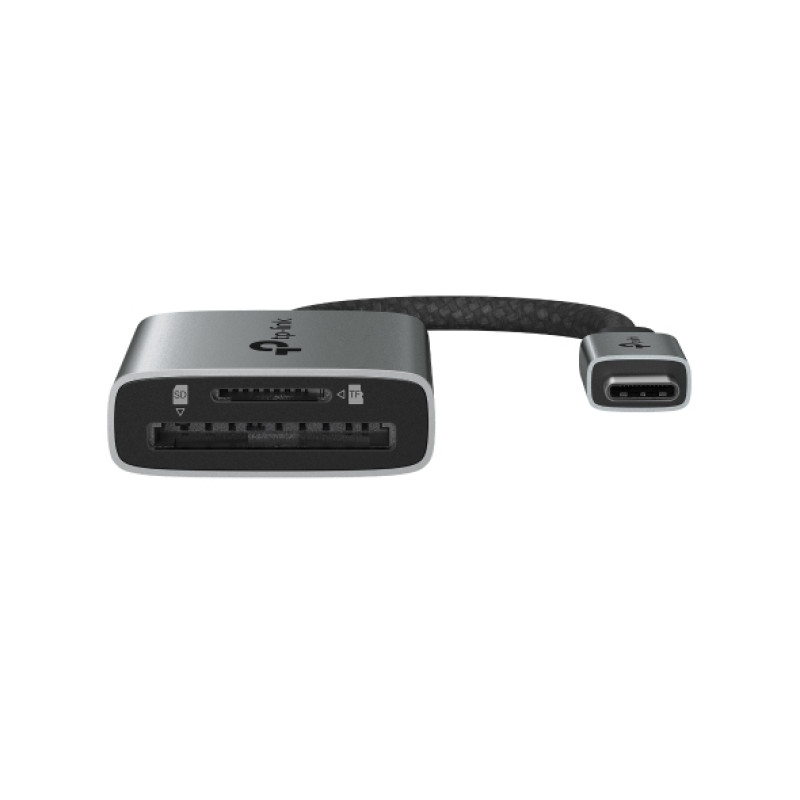 TP-Link UA430C UA430C, MicroSD (TransFlash), SD, Gris, CE, FCC, RoHS, BSMI, USB 3.2 Gen 1 (3.1 Gen 1) Type-C, 48,4 mm, 34,2 mm