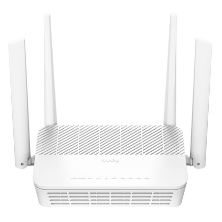 Cudy WR3000S AX3000, Wi-Fi 6 (802.11ax), Doble banda (2,4 GHz / 5 GHz), Ethernet, Blanco, Enrutador de escritorio/poste