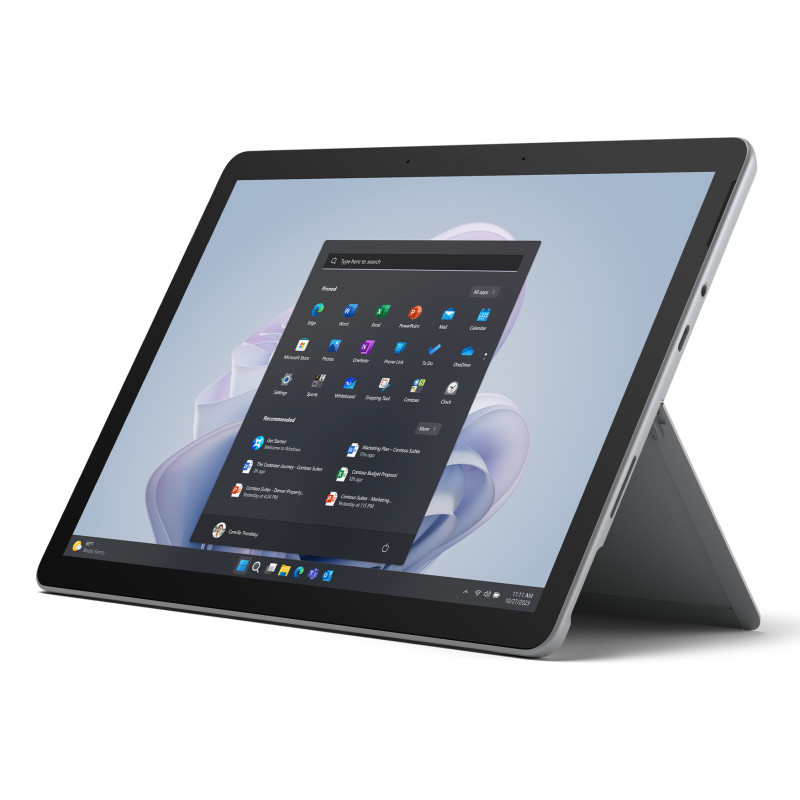 Microsoft XGT-00004 Surface Go 4, 26,7 cm (10.5"), 1920 x 1280 Pixeles, 64 GB, 8 GB, Windows 11 Pro, Platino