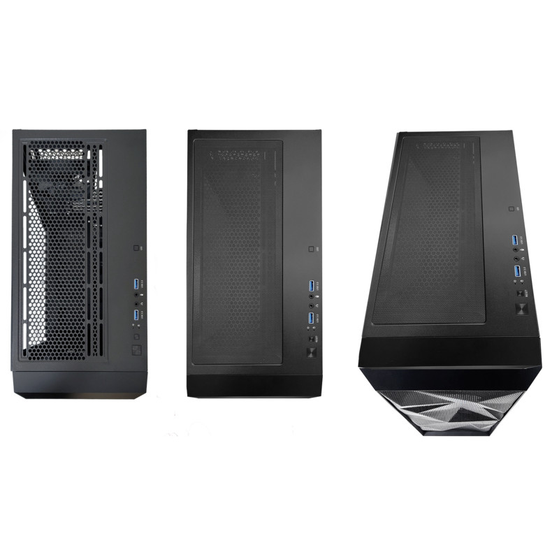 Xilence XG131 Performance C XG131 | X712.RGB, Midi Tower, PC, Negro, ATX, micro ATX, Mini-ATX, ABS, Plástico, Acero, Vidrio