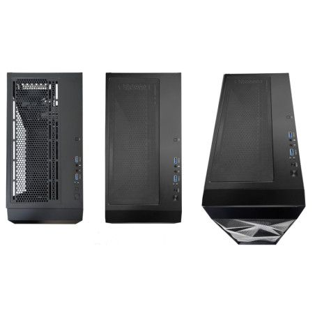 Xilence XG131 Performance C XG131 | X712.RGB, Midi Tower, PC, Negro, ATX, micro ATX, Mini-ATX, ABS, Plástico, Acero, Vidrio