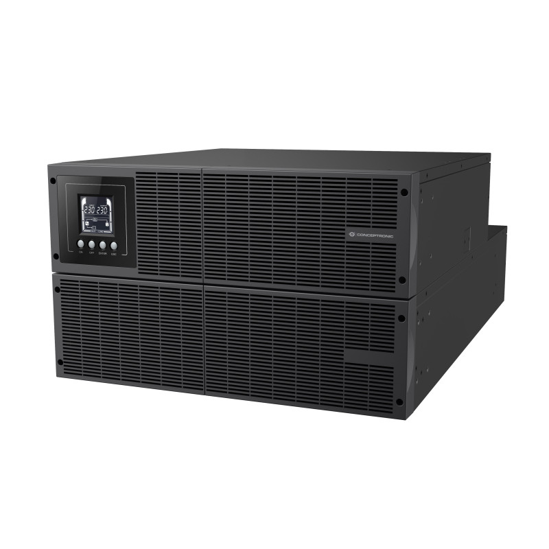 Conceptronic ZEUS51E6K ZEUS51E6K, Doble conversión (en línea), 6 kVA, 6000 W, Seno, 80 V, 300 V