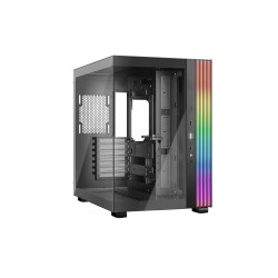 be quiet! BGW65 LIGHT BASE 600 DX Black, Midi Tower, PC, Negro, ATX, micro ATX, Mini-ATX, Acrilonitrilo butadieno estireno