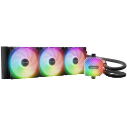 be quiet! BW022 LIGHT LOOP 360mm Black, Sistema de refrigeración líquida todo en uno, 12 cm, 105,1 m³/h, Negro