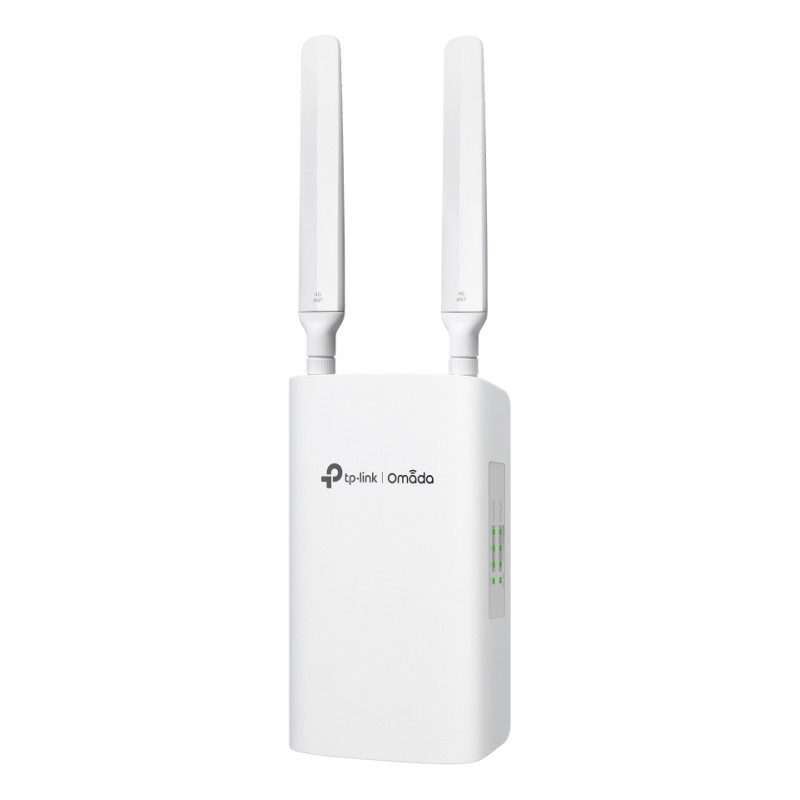 TP-Link ER703WP-4G-OUTDOOR Omada ER703WP-4G-Outdoor, Blanco, Montaje en pared, Estado, Externo, 4 dBi, 512 MB
