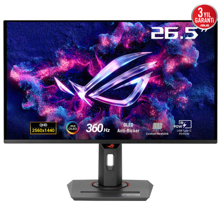 ASUS 90LM0AN0-B01970 ROG Strix OLED XG27ACDNG, 67,3 cm (26.5"), 2560 x 1440 Pixeles, Quad HD, QD-OLED, 0,03 ms, Negro