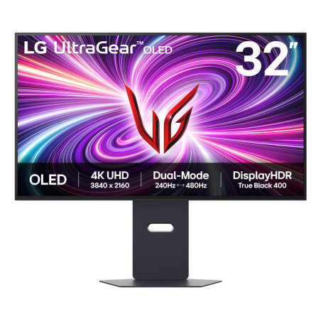 LG 32GS95UV-B 32GS95UV-B, 81,3 cm (32"), 3840 x 2160 Pixeles, 4K Ultra HD, OLED, 0,03 ms, Negro