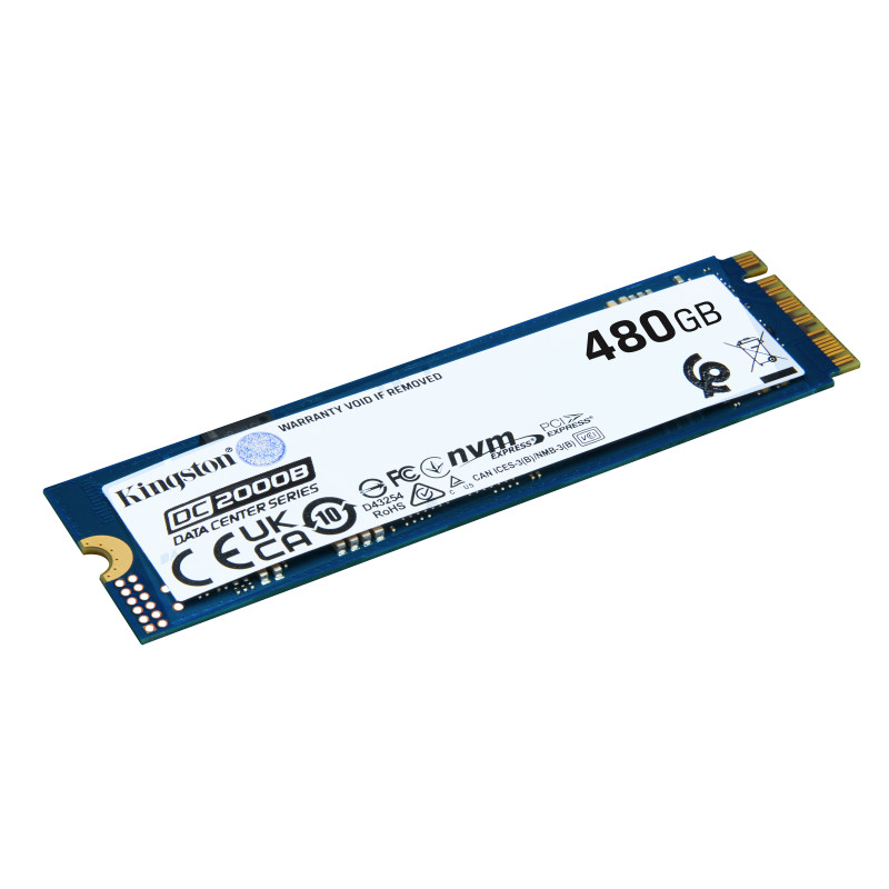 Kingston Technology SEDC2000BM8/480G 480G DC2000B PCIe 4.0 M.2 2280 Enterprise SSD, 480 GB, M.2, 7000 MB/s