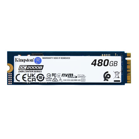 Kingston Technology SEDC2000BM8/480G 480G DC2000B PCIe 4.0 M.2 2280 Enterprise SSD, 480 GB, M.2, 7000 MB/s