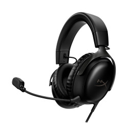 HyperX 727A8AA Cloud III - Auriculares gaming (negros), Alámbrico, 10 - 21000 Hz, Juego, 308 g, Auriculares, Negro