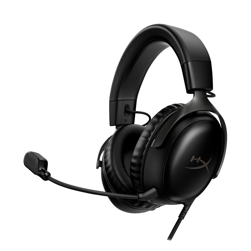 HyperX 727A8AA Cloud III - Auriculares gaming (negros), Alámbrico, 10 - 21000 Hz, Juego, 308 g, Auriculares, Negro