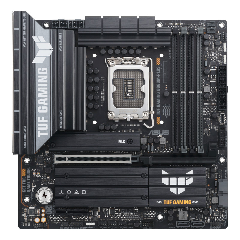 ASUS 90MB1JW0-M0EAY0 TUF GAMING B860M-PLUS, Intel, LGA 1851 (Socket V1), Intel Core Ultra (Series 2), LGA 1851, DDR5-SDRAM, 256