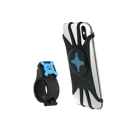 Mobilis 044028 044028, Teléfono móvil/smartphone, Soporte pasivo, Bicicleta, Patinete, Scooter, Negro