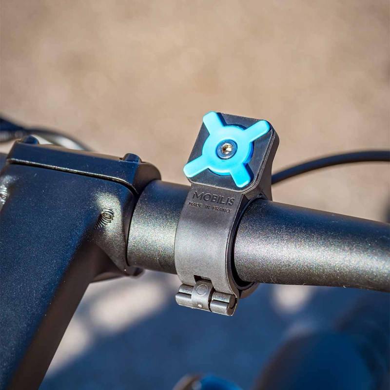 Mobilis 044024 044024, Teléfono móvil/smartphone, Soporte pasivo, Bicicleta, Scooter, Negro, Azul claro