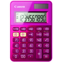 Canon 0289C003 LS-100K, Escritorio, Calculadora básica, 10 dígitos, 1 líneas, Batería/Solar, Rosa