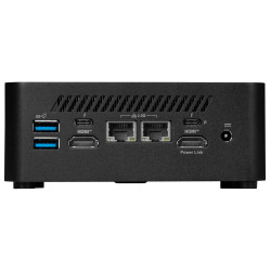 MSI CUBI NUC 1MG-207ES Cubi NUC 1MG-207ES, 0.84L sized PC, Mini PC barebone, Intel® SoC, DDR5-SDRAM, M.2, 120 W 2
