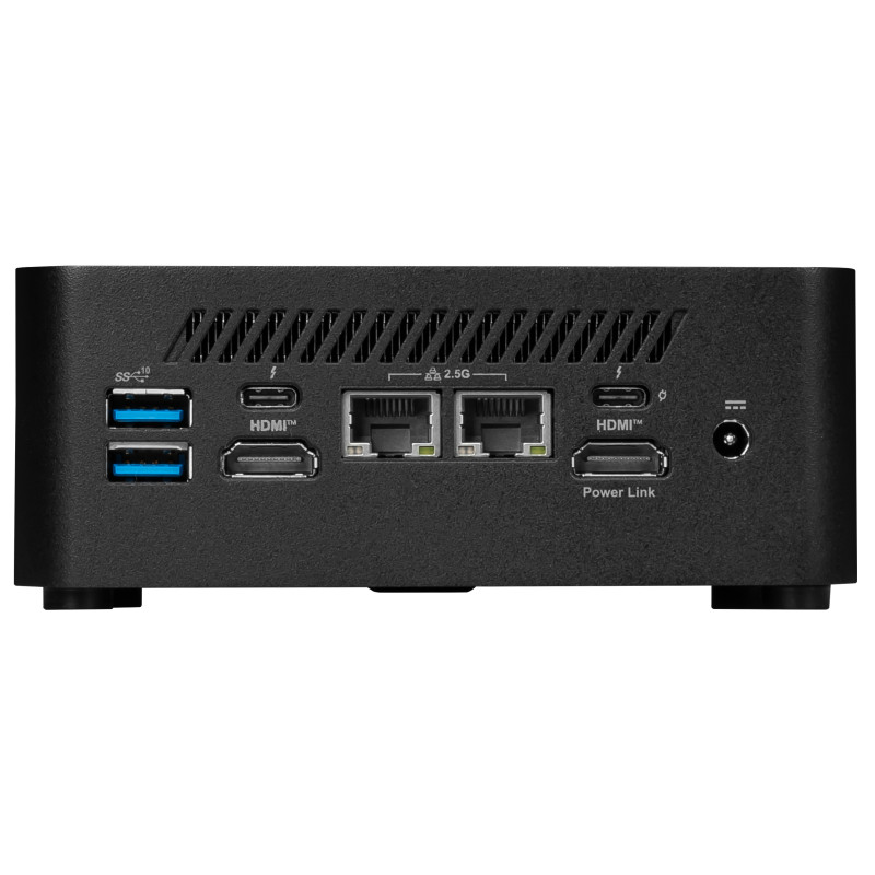 MSI CUBI NUC 1MG-207ES Cubi NUC 1MG-207ES, 0.84L sized PC, Mini PC barebone, Intel® SoC, DDR5-SDRAM, M.2, 120 W