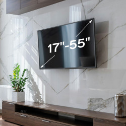 UNYKAch UK720206 Soporte De Pared Universal Inclinable Y Giratorio UK1113 17″-55″ TV / Monitores, 100 x 100 mm, 400 x 400 2