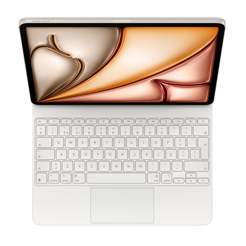 Apple MDFW4PO/A Magic Keyboard, QWERTY, Portugués, Trackpad, Switch de tecla de tijera, Apple, iPad Air 13" (M3) iPad Air 13"