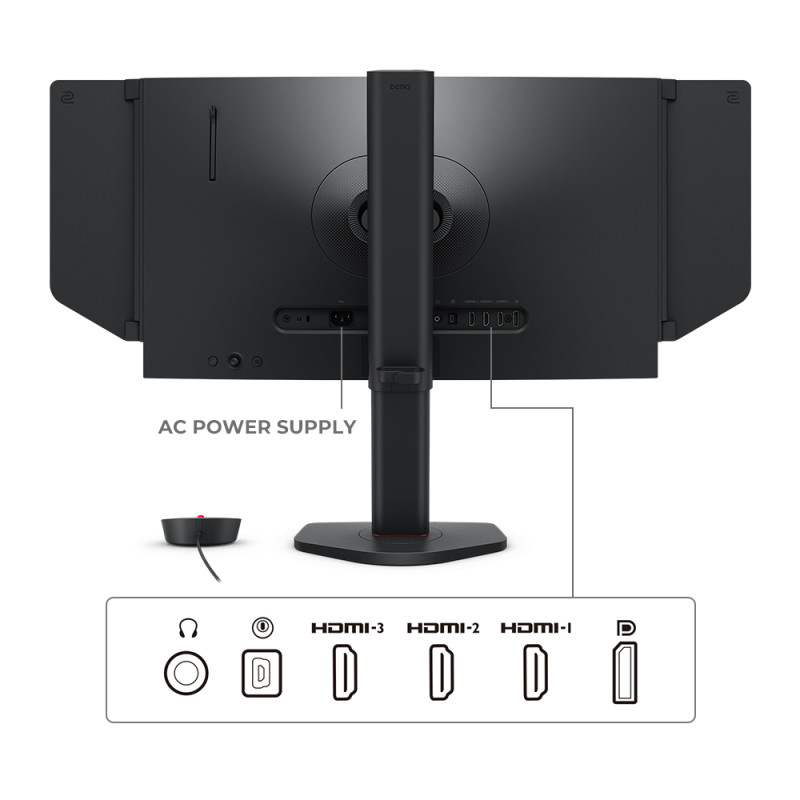 ZOWIE 9H.LMRLB.QBE XL2566X+, 62,2 cm (24.5"), 1920 x 1080 Pixeles, Full HD, Negro