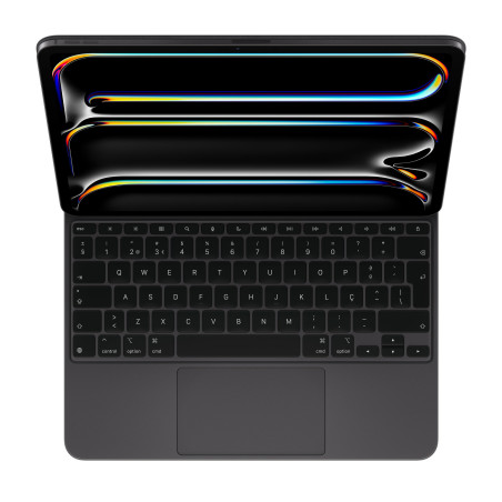 Apple MWR53PO/A Magic Keyboard para el iPad Pro de 13 pulgadas (M4) - Portugués - Negro, QWERTY, Portugués, Trackpad, Switch
