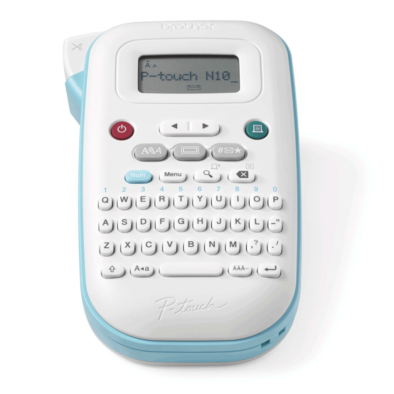 Brother PT-N10 PT-N10, Transferencia térmica, 180 x 180 DPI, 9 mm/s, Color, Azul, Blanco
