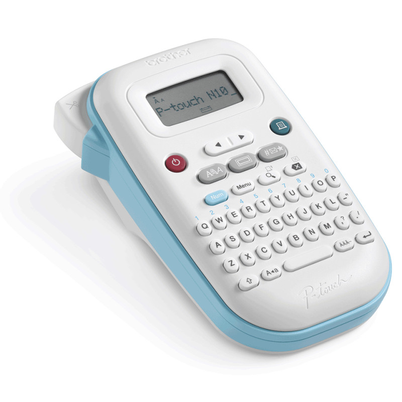 Brother PT-N10 PT-N10, Transferencia térmica, 180 x 180 DPI, 9 mm/s, Color, Azul, Blanco