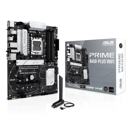ASUS 90MB1KP0-M0EAY0 PRIME B650-PLUS WIFI, AMD, Zócalo AM5, AMD Ryzen 7000 Series, AMD Ryzen 8000 Series, AMD Ryzen 9000