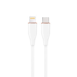 Gembird CC-USB2S-CM8PM-1.5M-W GMB Audio CC-USB2S-CM8PM-1.5M-W, 1,5 m, Lightning, USB C, Macho, Macho, Blanco