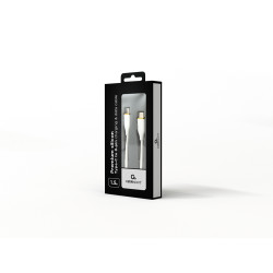 Gembird CC-USB2S-CM8PM-1.5M-W GMB Audio CC-USB2S-CM8PM-1.5M-W, 1,5 m, Lightning, USB C, Macho, Macho, Blanco 2