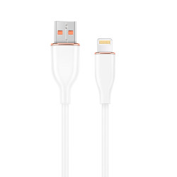 Gembird CC-USB2S-AM8PM-1.5M-W CC-USB2S-AM8PM-1.5M-W, 1,5 m, Lightning, USB A, Macho, Macho, Blanco