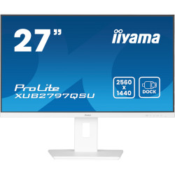 iiyama XUB2797QSU-W2 ProLite XUB2797QSU-W2, 68,6 cm (27"), 2560 x 1440 Pixeles, Quad HD, LED, 1 ms, Blanco 2