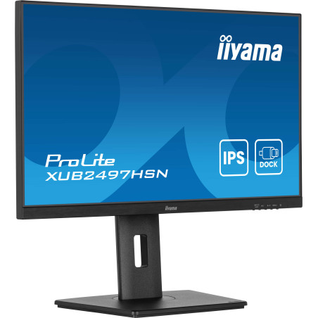 iiyama XUB2497HSN-B2 ProLite XUB2497HSN-B2, 60,5 cm (23.8"), 1920 x 1080 Pixeles, Full HD, LED, 1 ms, Negro