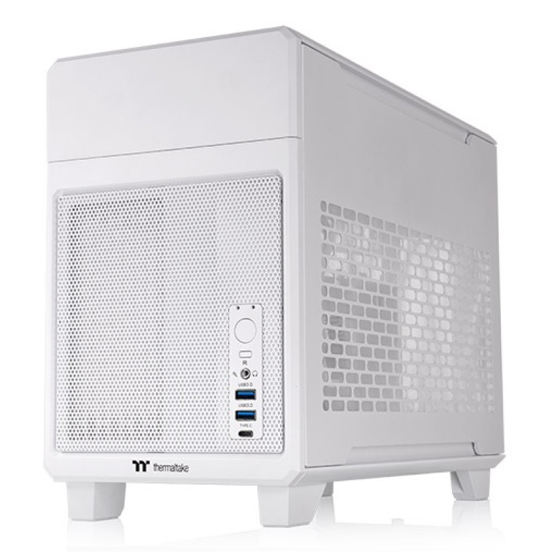 Thermaltake CA-11A-00S6NN-00 TR100, Mini Tower, PC, Blanco, Mini-ITX, SPCC, Acero, 6,8 cm