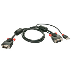Lindy 33770 33770, 1 m, VGA (D-Sub), Macho, Macho, Azul