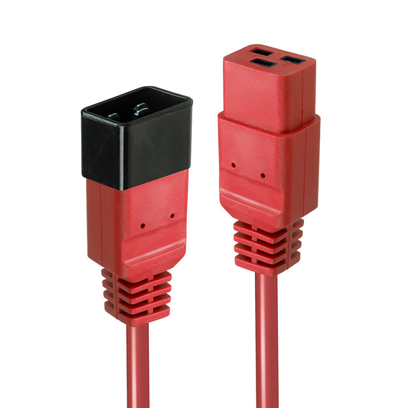 Lindy 30123 30123, 1 m, C19 acoplador, C20 acoplador, 250 V, 16 A