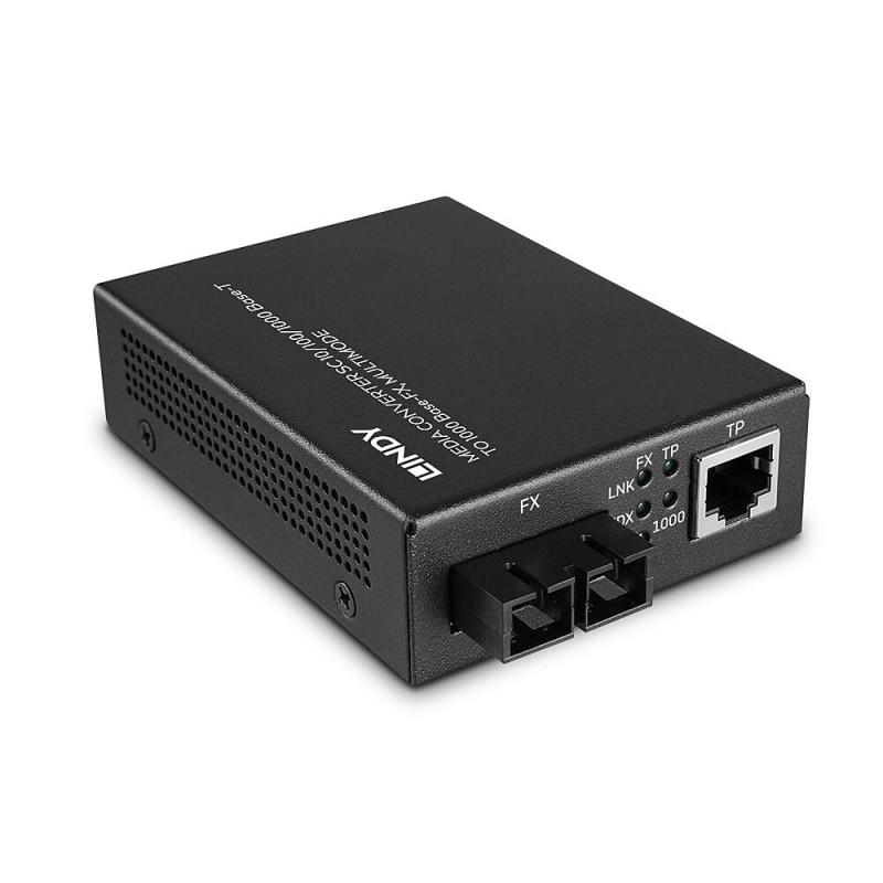 Lindy 25119 25119, IEEE 802.3, 10,100,1000 Mbit/s, Completo, Semi (dúplex), 550 m, 850 nm, Multimodo