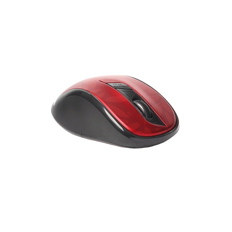 Rapoo 184543 M500, mano derecha, Óptico, Bluetooth, 1600 DPI, Rojo