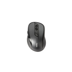 Rapoo 18404 M500 Silent, mano derecha, Óptico, RF Wireless + Bluetooth, 1600 DPI, Negro