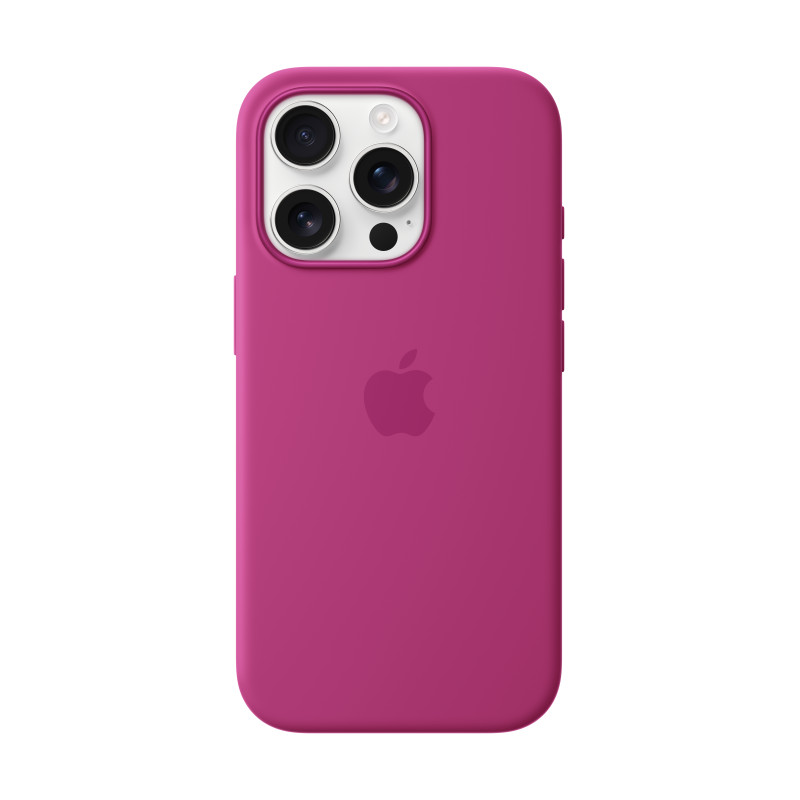 Apple MYYN3ZM/A Funda de silicona con MagSafe para el iPhone 16 Pro - Fucsia, Funda, Apple, iPhone 16 Pro, 16 cm (6.3"), Fucsia